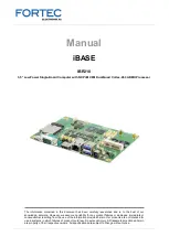 Preview for 2 page of Fortec Star iBASE IBR210 Manual