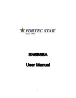 Fortec Star SN6B5BA User Manual preview