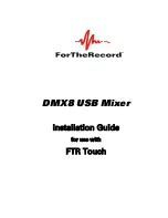 ForTheRecord DMX8 Installation Manual preview