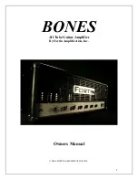 Fortin Bones Owner'S Manual preview