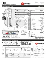 Fortin E400 RF641W Quick Installation Manual предпросмотр