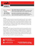 Preview for 6 page of Fortin EVO KEY Regular Installation