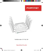 Fortinet 111M01A Quick Start Manual предпросмотр