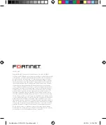 Предварительный просмотр 2 страницы Fortinet 111M01A Quick Start Manual