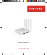 Предварительный просмотр 1 страницы Fortinet FEX-511F Quick Start Manual