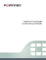 Preview for 1 page of Fortinet FON-670i User Manual