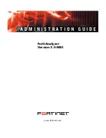 Fortinet FortiAnalyzer-100A Administration Manual preview