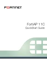 Fortinet FortiAP 11C Quick Start Manual предпросмотр