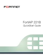 Preview for 1 page of Fortinet FortiAP 221B Quick Start Manual