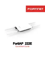 Preview for 1 page of Fortinet FortiAP 222E Quick Start Manual