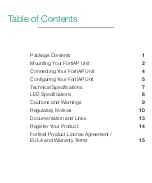 Preview for 3 page of Fortinet FortiAP 223B Quick Start Manual