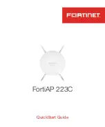 Preview for 1 page of Fortinet FortiAP 223C Quick Start Manual