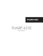 Preview for 1 page of Fortinet FortiAP 421E Information