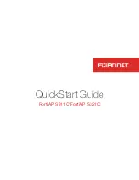 Предварительный просмотр 1 страницы Fortinet FortiAP S311C Quick Start Manual