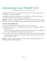 Preview for 8 page of Fortinet FortiAP Quick Start Manual