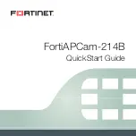 Предварительный просмотр 1 страницы Fortinet FortiAPCam-214B Quick Start Manual