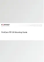 Fortinet FortiCam FE120 Mounting Manual preview