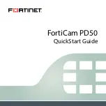 Предварительный просмотр 1 страницы Fortinet FortiCam PD50 Quick Start Manual