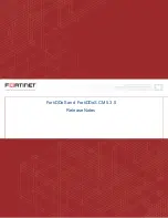 Предварительный просмотр 1 страницы Fortinet FortiDDoS 1000B Release Notes