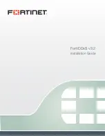 Fortinet FortiDDoS Installation Manual preview