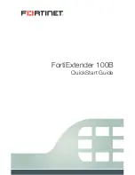 Fortinet FortiExtender 100B Quick Start Manual preview