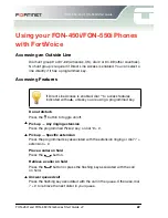 Preview for 26 page of Fortinet FortiFone FON-450i Start Manual