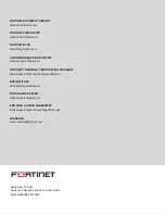 Предварительный просмотр 2 страницы Fortinet FortiFone FON 80 Series User Manual