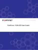 Fortinet FortiFone-FON-D72 User Manual preview