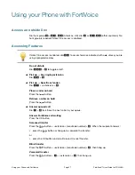 Preview for 64 page of Fortinet FortiFone User Manual