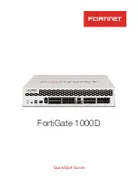 Fortinet FortiGate 1000D Quick Start Manual preview