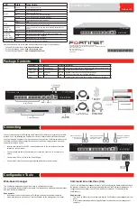 Fortinet FortiGate-111C Quick Start Manual preview