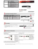 Fortinet FortiGate-200 Quick Start Manual preview