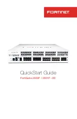 Fortinet FortiGate 2600F Series Quick Start Manual preview