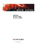 Предварительный просмотр 1 страницы Fortinet FortiGate 3.0 MR7 User Manual