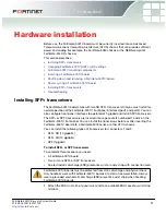 Предварительный просмотр 11 страницы Fortinet FortiGate-5001C Manual
