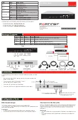 Preview for 1 page of Fortinet FortiGate-51B-LENC Quick Start Manual