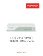 Fortinet FortiGate 60D Quick Start Manual preview