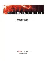 Preview for 1 page of Fortinet FortiGate-620B Installation Manual