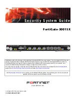 Fortinet FortiGate FortiGate-5001SX Security System Manual preview