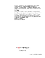 Предварительный просмотр 36 страницы Fortinet FortiGate FortiGate-5001SX Security System Manual