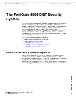 Preview for 5 page of Fortinet FortiGate FortiGate-5005-DIST Getting Started