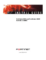 Fortinet FortiGate FortiGate-800 Install Manual preview