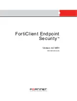 Fortinet FortiGate Voice 4.0 MR1 Administration Manual preview