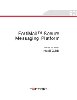 Preview for 1 page of Fortinet FortiMail-100 Install Manual