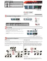 Preview for 1 page of Fortinet FortiMail-2000 Quick Start Manual