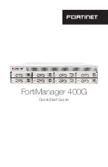 Fortinet FortiManager 400G Quick Start Manual preview