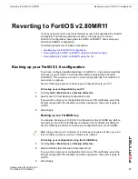 Preview for 37 page of Fortinet FortiOS 3.0 Upgrade Manual