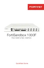 Fortinet FortiSandbox 1000F Quick Start Manual preview