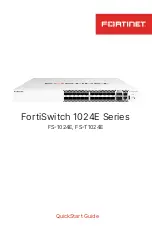 Fortinet FortiSwitch 1024E Series Quick Start Manual preview