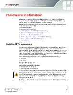Предварительный просмотр 17 страницы Fortinet FortiSwitch-5003B System Manual